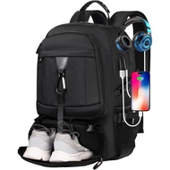 50L-80L Travel Backpack 18 Inch Laptop Backpack Waterproof Flight  Approved with USB Interface & Sho
