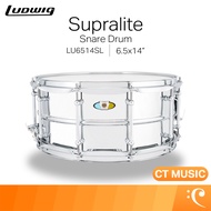 Ludwig LU6514SL 6.5×14″ Supralite Snare Drum สแนร์กลองชุด สแนร์ กลองชุด LU 6514 SL