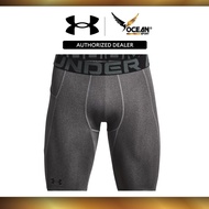 Under Armour Men HeatGear Pocket 9" Tight Shorts - Carbon Heather/Black 1361602-090