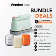 Gaabor Flash Deal Bundle Portable Shaver ER-T01 and 1200W Portable Steam Iron HM-M01A