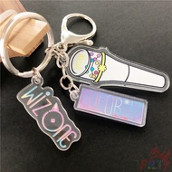 ❤ IZ*ONE：Album《COLOR*IZ》Keychains ❤ 1Pc KPop Superstar IZONE Keychain Acrylic Single Side Printed Ke