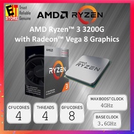 AMD PROCESSOR RYZEN 3 3200G WITH RADEON VEGA 8 GRAPHICS DESKTOP PROCESSOR