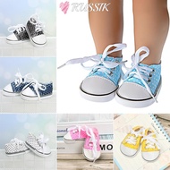 RUSSIK 7cm Wave point Shoes Children Mini Toys Canvas Shoes