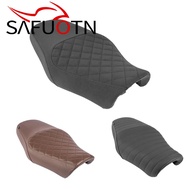 One Piece Retro Seat Cushion For Honda GB350 2023-2024 Front Driver Rear Passenger Seat Cover Motorc