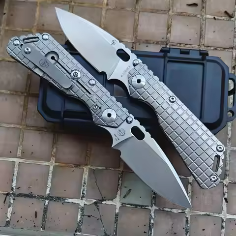 JUFULE 2026 Monkey M.Strider SNG Titanium Handle Cryro VG10 Steel Copper Washers Folding Knife Campi