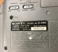 二手市面稀少復古 Sony CD PLAYER D-E885(狀況如圖當收藏/裝飾品)