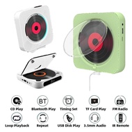 New Portable CD Player Bluetooth5.1 Speaker Stereo CD Players LED Screen 3.5mm CD Music Player with IR Remote Control FM Radio