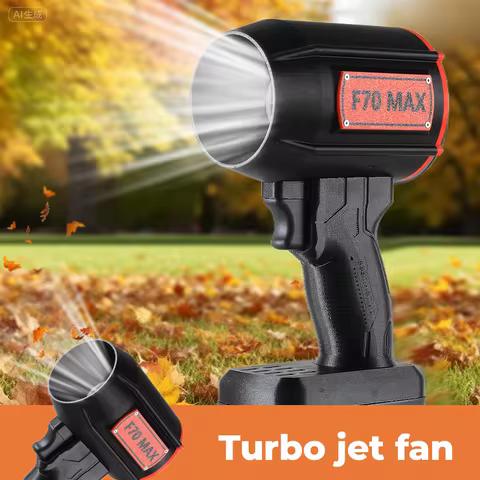 F70 MAX 2000G Thrust Turbo Blower For Makita Battery 70MM Brushless Cordless Electric Air Blower 150