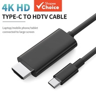 2M/6.6ft/78.74in USB C to HDMI Cable, HD Video Converter 4K30Hz USB3.1 Type C to HDMI1.4 Adapter USB