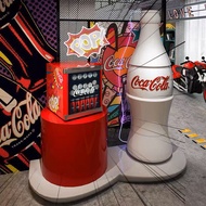 Shopping 42 L Single Door Mini Fridge HCK Ice Bar Coca-Cola Co-branded Refrigerator Small Living Roo