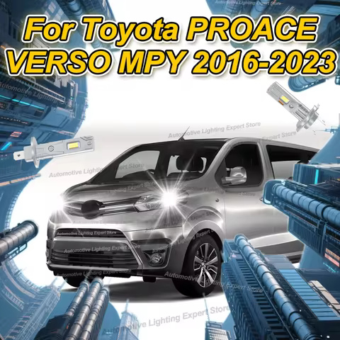 2/4Pcs LED Headlight Bulb 50000LM High Low Beam For Toyota PROACE VERSO MPY 2016-2023 2017 2018 2019