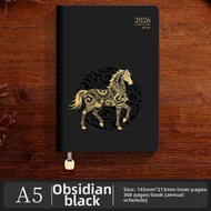 Daily Schedule Planner Zodiac Year of Horse A5 Notebook