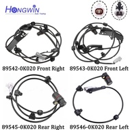 1/2/4pcs Front Rear Left Right ABS Speed Sensor For Toyota Hilux 2.7L Fortuner 3.0 2004-2015 89542-0
