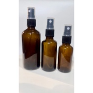 Amber Spray Bottles (30ml, 50ml, 100ml)