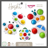 Hoshi Baby x Huanger Push Pop Dimple Toy, Sensory Fidget Toy for Infant Toddler, 6Mos+