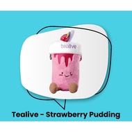 Tealive Plushie Strawberry Pudding