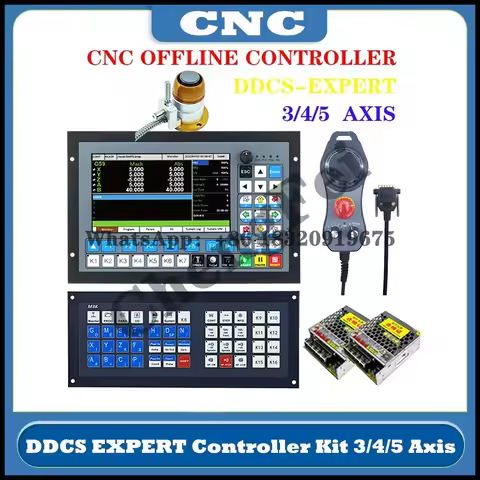 DDCS EXPERT CNC ATC controller M350 3/4/5 axis 1MHz G code for engraving and millings replacement ma