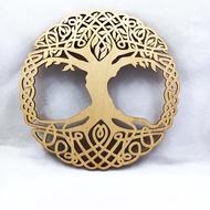 [Enriching Tree Energy Mat] Celtic Wooden Mat/Wooden/Sacred Geometry/Energy/Sacred Geometry