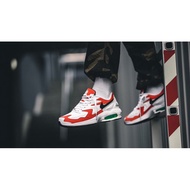< Taiwan Little Fresh Meat > NIKE AIR MAX2 LIGHT White Red Retro Jogging Daddy Pepper Men Women AO17