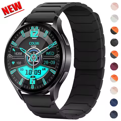 22mm 20mm Silicone Band For COLMI i28 Ultra Sports Magnetic Loop Watch Strap For COLMI P81 P71 P73 P