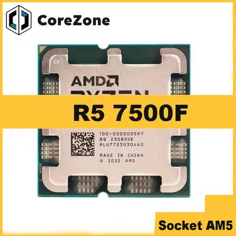 Ryzen 5 R5 7500F 3.7GHz 6-Core 12-Thread CPU LGA AM5