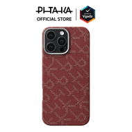 Pitaka - เคสสำหรับ iPhone 16 Pro / 16 Pro Max รุ่น PTK Monogram (Tactile Woven) by Vgadz