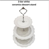 3 Tier Ceramic Dessert Stand cupcake Stand/ Cake Stand