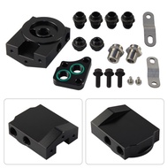 Sandwich Oil Filter Relocation Adapter Aluminum Oil Cooler Plate Kit For Toyota Lexus V8 Engine UZ 1