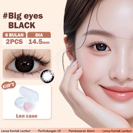 【0.00~-8.00+14.5mm】Eyecandy Contact lenses with power big eyes dolly eyes soft lens Natual Soft lens