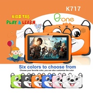 ready stock Kids tablet  7Inch Tablet for Kids K717 Android 8GB Wifi Tab 2200MAh Kids Tab Dual Camera Educational Games Parental Control Toddler Tablet with Kids Software murah Tablet Murah  Anti-drop Anti-collision corners 2023 New style