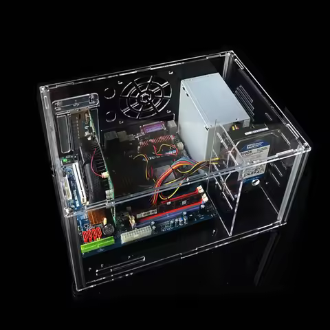Gamer Chassis Transparent Acrylic Computer Case For ATX MATX Mainboard Modify PC Case for PC Desktop