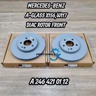 MERCEDES A CLASS W176 W246 W242 CLA W117 C117 X117 W156 X156 FRONT DISC ROTOR 246421 0112 2464210112
