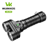 Wurkkos DL05 6000lm 4 Brightness Modes Spotlight+floodlight dual head amphibious 26800 battery 7500m