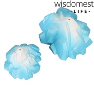 WISDOMEST 2PCS Set Aquarium Iceberg Decoration, Innovative Landscaping Blue Underwater Iceberg Ornam