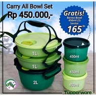 FlazH1.1  Tuperware Carry All Bowl Free Rice Bowl (6pcs) rantang ..