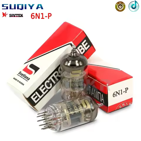 SUQIYA-Svetlana 6N1-P 6N1P Vacuum Tube Upgrade ECC85 6H1N 6N1 HIFI Audio Valve Electronic Tube DIY A
