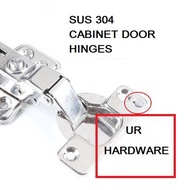 SUS 304 Stainless Steel Heavy Duty Furniture Door Hinges Closet Cabinet Door Hinge Concealed Soft Closing Hinges