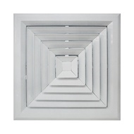 หน้ากากแอร์ RYUKEN ลมส่ง 4 ทิศ RYUKEN CD-D 12x124ASD WT