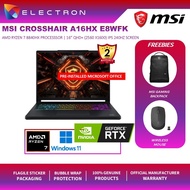 MSI Crosshair A16 HX E8WFK-037 16'' QHD+ Gaming Laptop ( R7-8840HX, 16GB, 512GB SSD, RTX5060, W11 )