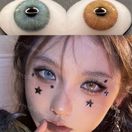 【Happybuynow】1pair Colored Contact Lense Big Eye Makeup Beauty Yearly Use Soft Lens For Cosplay