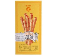 โนแบรนด์ เวเฟอร์สอดไส้ครีมชีส NoBrand Cheese Wafer Roll 115g.