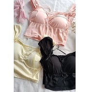 Ribbon coquette top