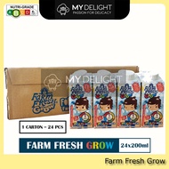 (24x200ml) Farm Fresh GROW UHT Formula Milk 1 Carton Stock MyDelight Similar Dutch Lady Goodday Abbo