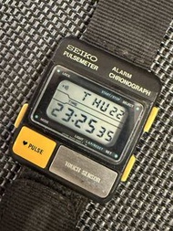 Seiko Pulsometer Alarm Chronograph Digital Watch