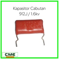 Kapasitor Cabutan 912J 1.6kv / 9.2nF 1600volt / 9n2 1.6kv Capasitor Milar Damper Copotan