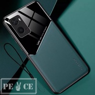 luxury leather case oppo a76 oppo a76 case cover - hijau