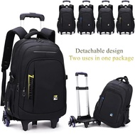 New Hot Sale School Rolling Backpacks For Boys Big Capacity Wheeled Bag Trolley School Bags With Wheels Travel Luggage Kids Bookbag Mochil