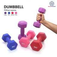 Dumbbell Barbell Gym Fitness Neoprene 5kg Weight Training Equipment