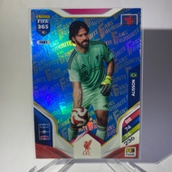 Football Player Card ALISSON LIVERPOOL ADRENALYN XL PANINI 365