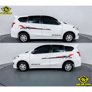 Datsun Go car sticker, Datsun Go car sticker, car strip sticker, car body variation motif sticker